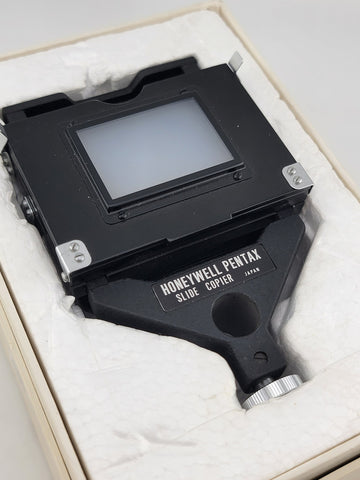 Asahi Pentax Slide Copier For Auto Bellow Mint In Box 50/55mm