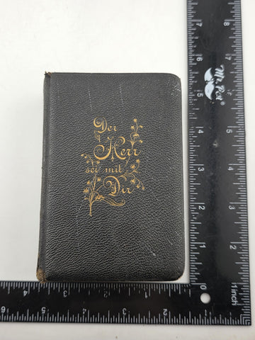 Rare 1900 German Evangelical Hymn Book Gesangbuch Rheinland Westfalen Leather
