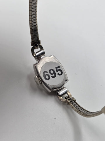 Vintage 1930s Elgin De Luxe Art Deco Ladies Mechanical Wristwatch Deco. Working.
