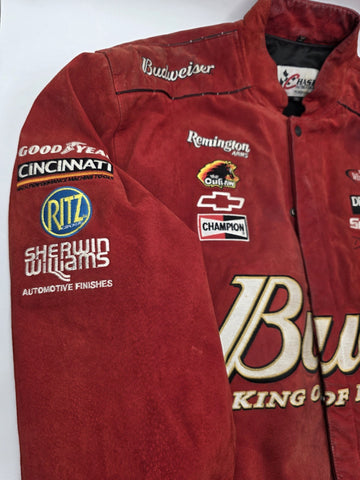 NASCAR Chase Authentics Dale Earnhardt Jr Budweiser Racing Jacket Sz 2XL Red