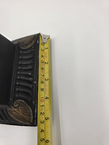 Rare Antique Brass Gilt Cherub Figural Candlestick Empire Revival 23 in Tall.