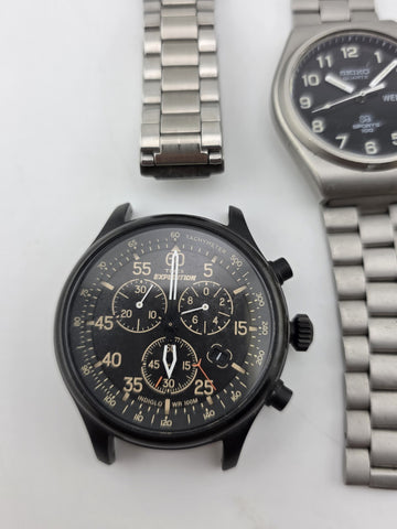 Great Collection Vintage Watch Lot Seiko Disney Dynabeat Raketa Expedition.