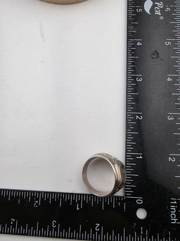 1940's Sterling Silver DeMolay Masonic Chevalier Ring Knights Templar Fraternal