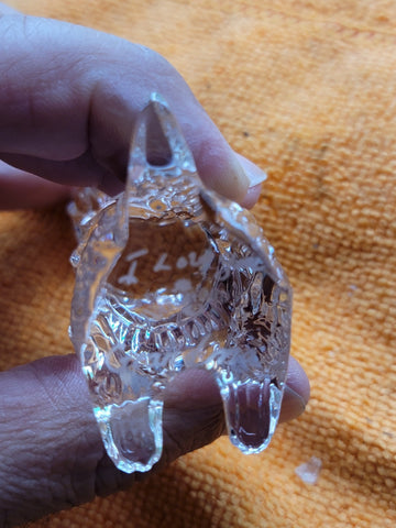 Vintage Collectible Waterford Crystal Scottish Terrier Dog Figurine 3.5". Read.