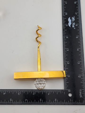 ViSet Of Valerio Albarello 24k Gold Electroplated Swarovski Crystal Cocktail Set