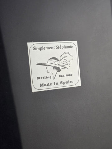 New Simplement Stephanie Sterling Silver 925 Picture Frame Spain 6x8 W Box.