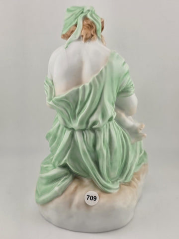 Antique Herend Porcelain Figurine Motherhood Mother & Child Breastfeeding. VG.