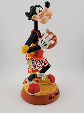 Walt Disney World Disneyland Resort Goofy Basketball Bobble Head Figurine 8.5”