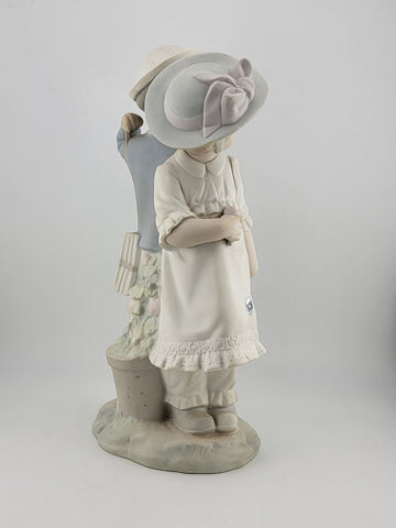 Lladro Children Puppy Love Porcelain  Figurine MADE IN SPAIN 1127 Retired Matte