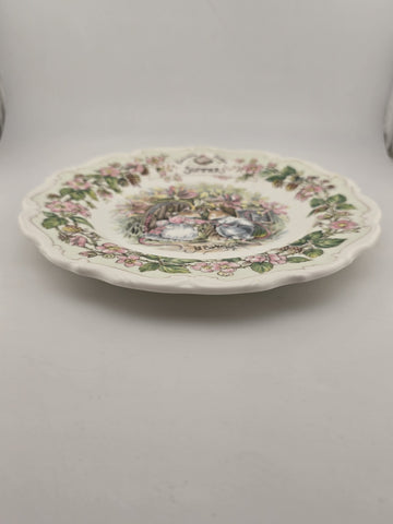 Vintage Brambly Hedge Royal Doulton “summer" Tea Cup & Plate. Cracked Cup.