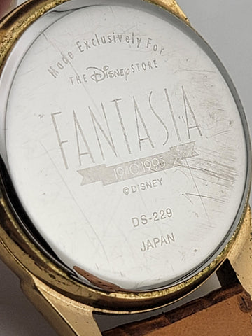 Disney Fantasia Watch Sorcerers Apprentice VTG Rare 1995 55th Anniversary. Works
