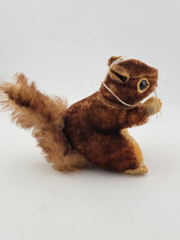 Extremey Rare Collectible Antique Steiff "Perri" the Squirrel 4" Tall. C 1950's.