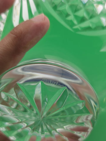 Waterford Crystal Wedding Heirloom 8" Footed Bowl - New  no box-Made in Ireland