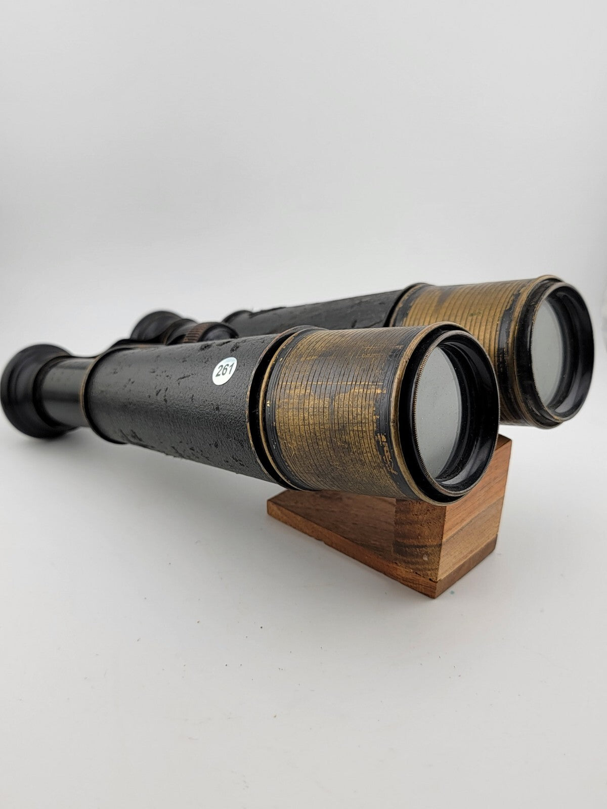 Antique WWI Chevalier Paris Large Expandable Binoculars. Good Overall Condition