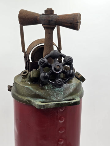 Antique Empty Pyrene 1 Gallon Air Pressure Fire Extinguisher Copper Body Vintage