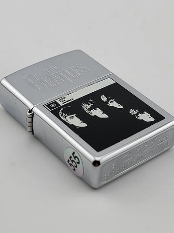 Zippo Lighter The Beatles - John Lennon, Paul McCartney, George & Ringo. Works.
