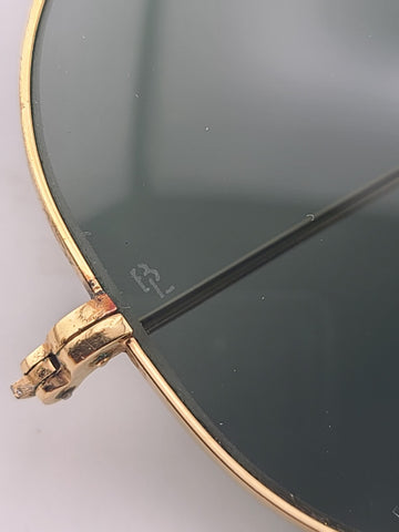 Rare 1970s 64/14mm VINTAGE B&L RAY BAN USA OUTDOORSMAN AVIATOR SUNGLASSES