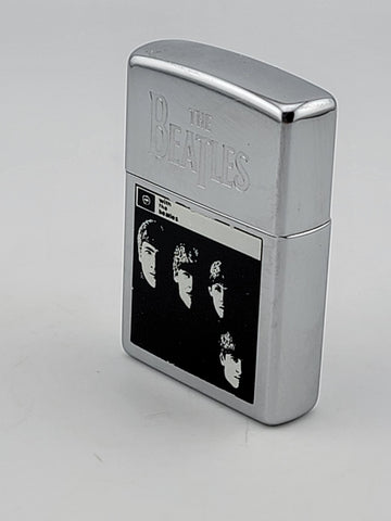 Zippo Lighter The Beatles - John Lennon, Paul McCartney, George & Ringo. Works.