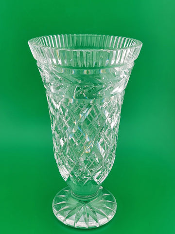 Vintage Waterford Crystal Retired Glandore 7" Vase Made In Ireland