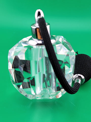 Vintage Oleg Cassini Crystal  Perfume  Bottle with  Atomizer New, unused