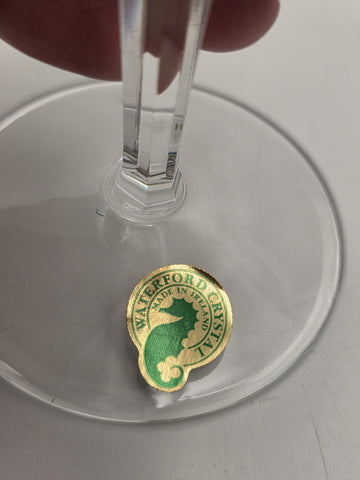 Waterford Crystal Millennium Health Toasting Flutes Pair New in Box Ireland