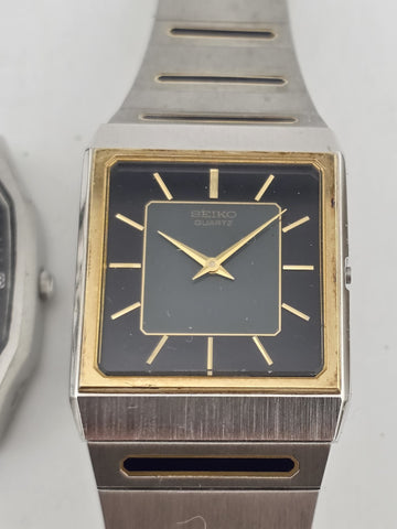 Rare Vtg Seiko Lot Of 5 Collector World Digital Timer Alarm Quartz Watches Read