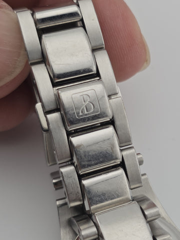Vintage Bertolucci Serena Swiss Made Ladie Quartz Watch Ref 313-5818 Steel Works