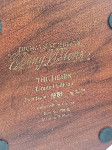 Thomas Blackshear Ebony Visions The Heirs 1st Issue 1681/3500 w Box COA 1996