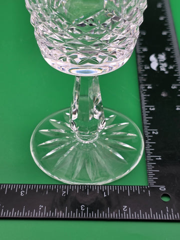 Set Of 4 Antique Waterford Crystal Kenmare Water Goblet Glasses 6 3/4" H