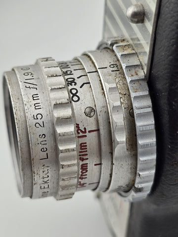 Kodak Cine-Kodak Royal Magazine 16mm Movie Camera - 25mm f/1.9 Lens - Untested