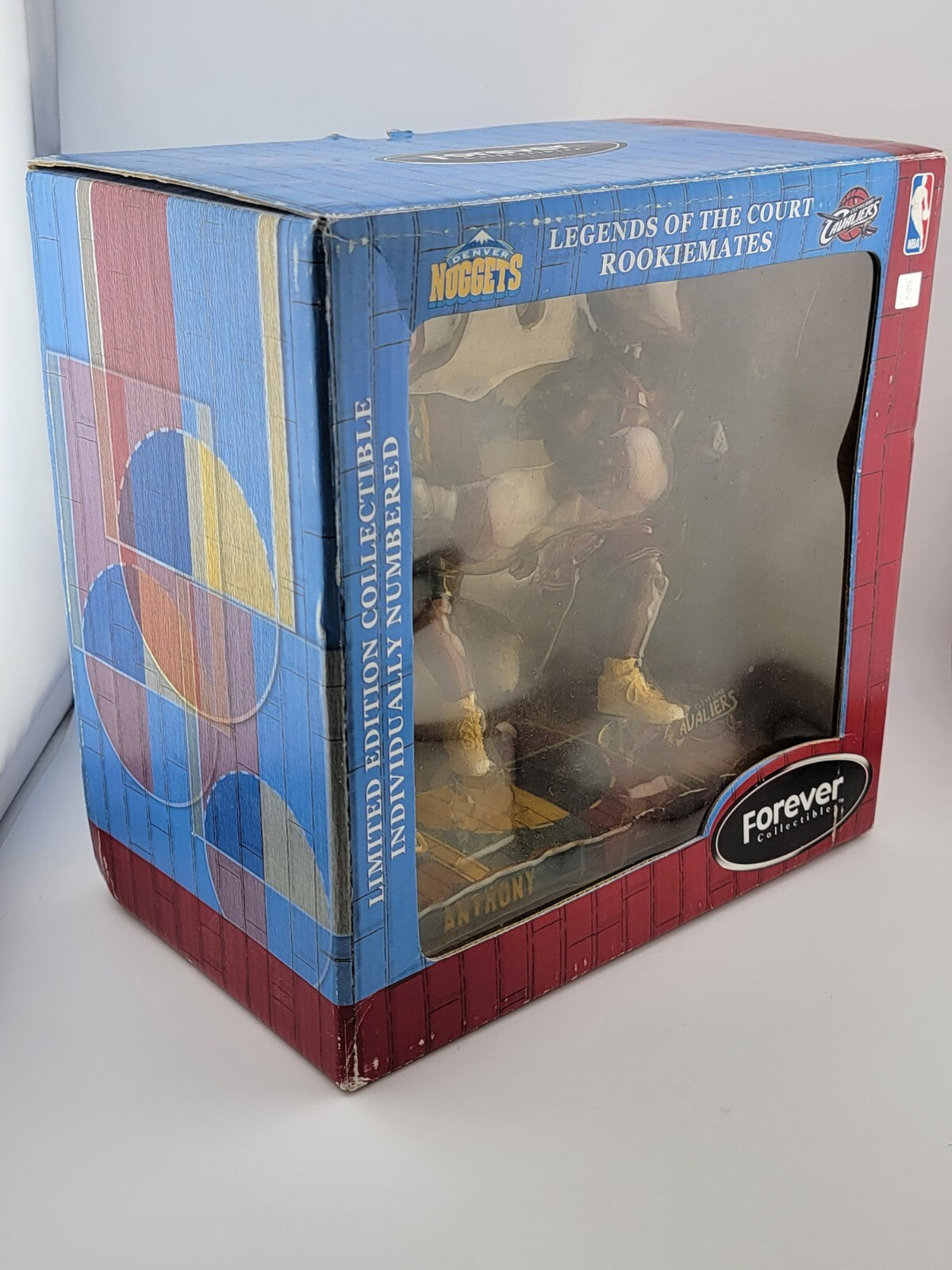 Lebron James Carmelo Anthony Dual Bobblehead Forever Colectibles - MINT in Box