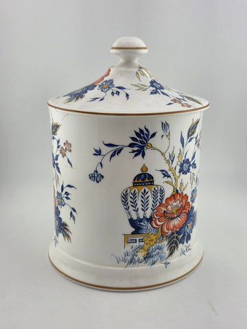 Antique Crown Staffordshire Sugar Dish Mustard Pot Rare Pattern. VG Condition
