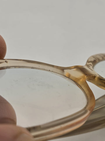 Vintage Jean Lafont Paris “Pacifique” Oval Light Shade glasses 42 France.