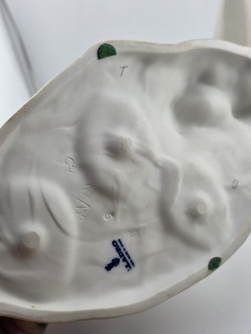 Set Of 2 Lladro #4549 & #4636 Geese & Mary & Baby Jesus  Porcelain Figurines.