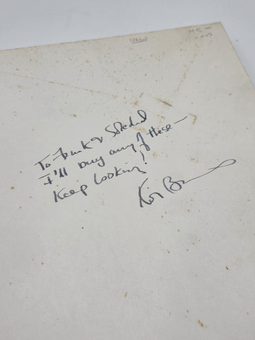 Rare Graven Images Horror Film Art HC Hand Signed Borst Inscribed & Keith Burns