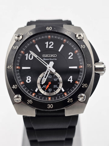Seiko Sportura SRK025P1 6G28-00P0 Sapphire 100M Quartz Men's Watch 44mm. Works.