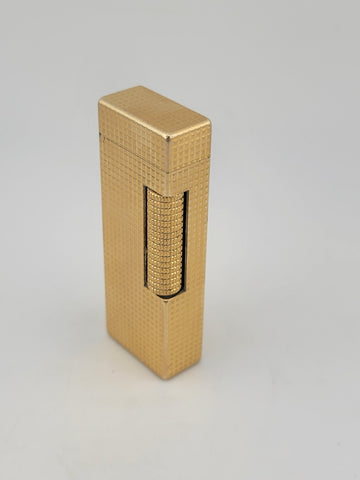 Vintage Dunhill Rollagas Gold Tone Made in Switzerland Very Clean. Untested.