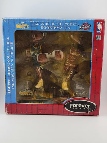Lebron James Carmelo Anthony Dual Bobblehead Forever Colectibles - MINT in Box