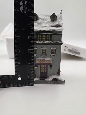 Hawthorne Village Harry Potter Slug & Jiggers McGonagall COA Lighted NEW. Works