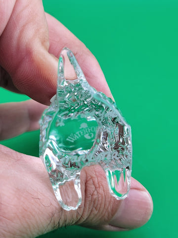 Vintage Collectible Waterford Crystal Scottish Terrier Dog Figurine 3.5". Read.