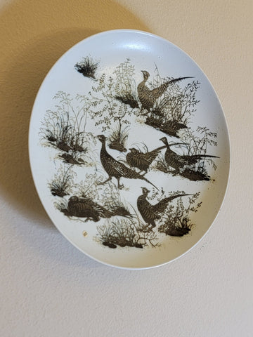 Royal Copenhagen Faience, Huge Charger Plate, Pheasant ,Design by Nils Thorson