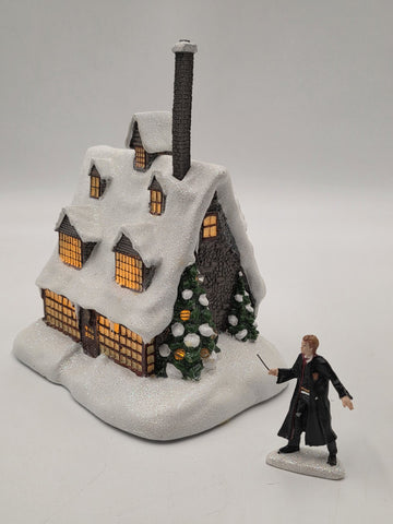 NEW Harry Potter Hawthorne Village Zonko's Joke Shop Lighted COA Figure. Works.