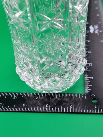 Vintage RCR - Royal Crystal Rock - 24% Lead Crystal Vase - 8.5 In -Made in Italy
