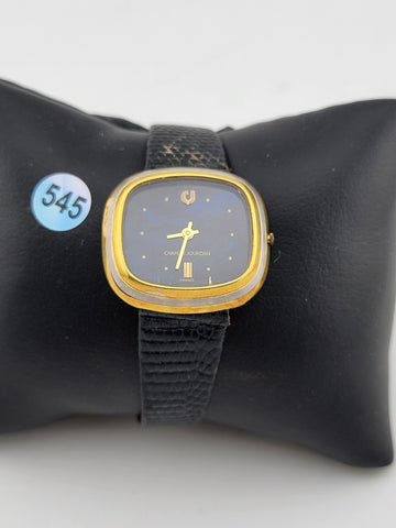 Rare 1970's Vintage French Charles Jourdan 21-jewel Gold Filled watch. Working
