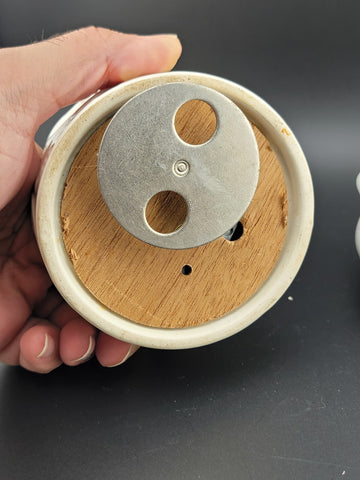 Set Of 2 Miniature Home Decor Items.  Music Box And Oil Lamp