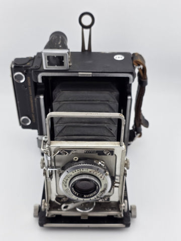 Graflex Crown Graphic 4x5 Camera Kodak Ektar 101mm f4.5 Flash Supermatic. Read.