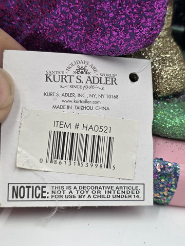 Kurt S. Adler 15-Inch Hollywood Sugar Plum Drosselmeyer Nutcracker, Multicolor