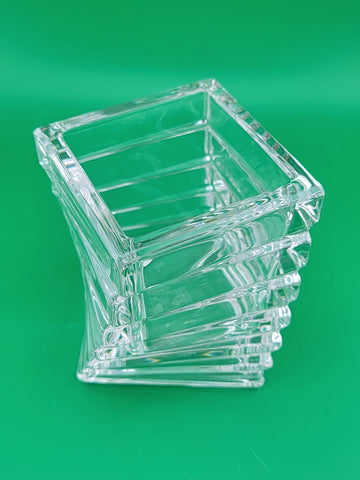 Vtg ROSENTHAL Studio-Linie Crystal Turnus Geometric Vase/Candle Holder Germany