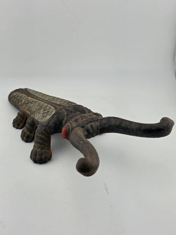 Antique Cast Iron Scarab Beetle Boot Jack Mfd. Spaulding Metal Works Nashua NH