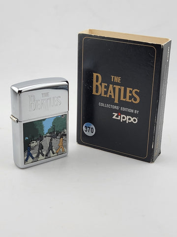 Rare 1996 Retired  Beatles Abbey Road Zippo Lighter. Appears To Be Unfired W Box